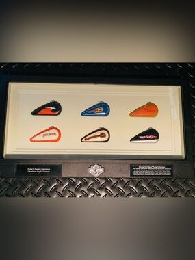 Harley-Davidson Black and White Logo Display Plaque